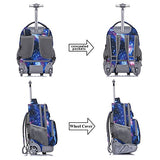 Tilami Rolling Backpack 18 inch Boys and Girls Laptop Backpack