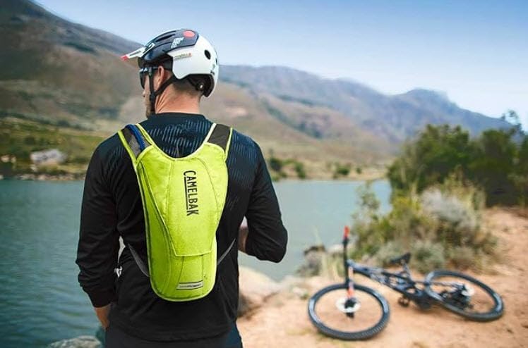 CamelBak Hydrobak Bike Hydration Pack Lapis Blue/Atomic Blue 2.0, 50oz