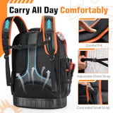 Golkcurx Tool Backpack, Heavy-Duty 1680D Tool Carrier