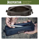 Maxpedition Gear Cocoon Pouch, Black, Medium