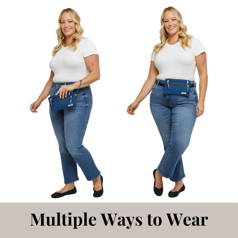 Baggallini Unisex Adult Luggage Only Rfid Currency Organizer Travel Wallet, Black