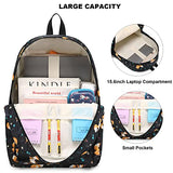 Kouxunt Fox School Backpack for Girls Womens, School Bags Collge Bookbags Laptop Backpacks for Kids Teens Adults