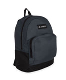 Everest Luggage Classic Backpack with Front Organizer, Navy, Medium