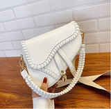 PURFANREE Women Trendy Saddle Shoulder Bag Clutch Purse Underarm Handbag Satchel HandBag Crossbody Bag