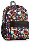 Harry Potter Backpack for Boys Girls Teens with Chibi Character Print Daypack Backpacks School Bag for Sports Travel School Supplies Gifts for Kids