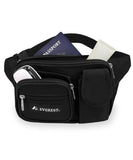 Everest Multiple Pocket Waist Pack, Navy, One Size