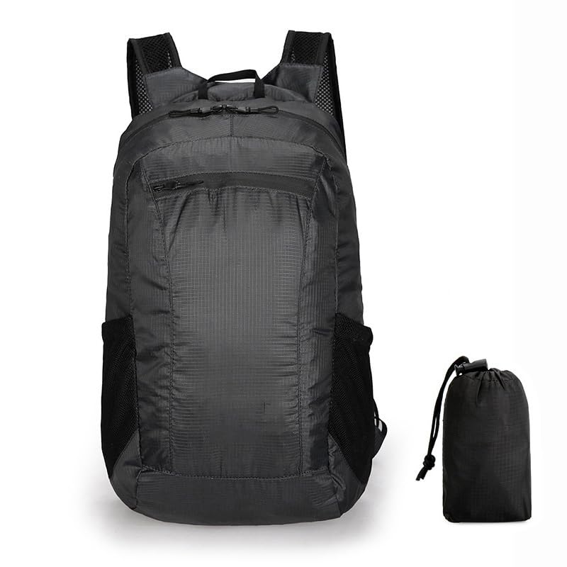 Xanaluyu Foldable Daypack, Small Backpack, Hiking Backpack Daypack, Lightweight Waterproof Travel Packable Rucksack for Men and Women