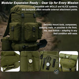 MT Alice Pack 1973 Repro by AKmax – Military Tactical Backpack with Frame | 3-Pouch System | 1000D Nylon Rucksack for Outdoor, Survival, Hiking, Field Gear (OD Green)