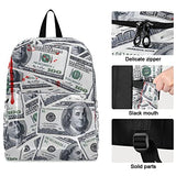 ZzWwR Bloody Us 100 Dollars Money Big Travel Laptop Backpack Durable Computer Bag Gift for Men Women School Bookbags Work