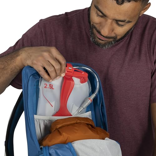 Osprey Talon 11L Men's Lightweight Hiking Backpack - Small Daypack for Travel & Camping, Black/Coal Grey