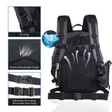 BLISSWILL Fishing Backpack Waterproof -Fish Backpack with Rod Holder-fish gear-fishing gifts for men