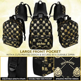 Harry Potter Backpack for Girls Teens with Adjustable Straps Boys Daypack Backpacks School Bag for Sports Travel School Supplies Gifts for Kids