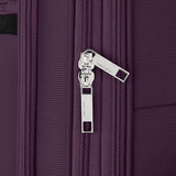 Samsonite Carry-On Soft-Sided Expandable 21-Inch Element Suitcase: Airline Approved for Most Major Airlines, Durable, 360° Spinner Wheels, Adjustable Handle, 2 Front & Side Pocket- Purple