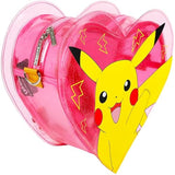 Pokemon Mini Backpack for Adults - Bundle with 12" Heart Shaped Pikachu Backpack Purse for Women Plus Trading Cards | Pokemon Small Bookbag Set