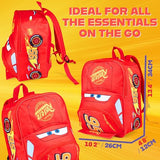 Disney Cars Backpack for Kids Lightning McQueen Mini Backpack Girls Boys School Supplies Preschool Daycare Rucksack Back to School Bag Gifts for Kids