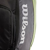 Wilson Blade V8 Super Tour Tennis Backpack - Green/Black, Holds up to 2 Rackets