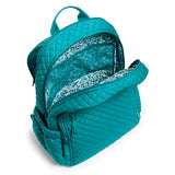 Vera Bradley Women's Cotton Campus Backpack, Forever Green - Recycled Cotton, One Size