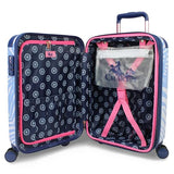 Chariot 2-piece set Hardside Expandable Carry On Luggage With Matching Beauty Case (Fern)