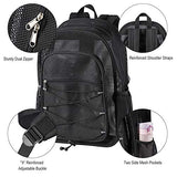 Heavy Duty Mesh Backpack, See Through College Backpack, Reflective Design