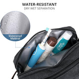 WITZMAN Travel Backpack for Men Carry on Luggage Backpack Duffel bag with Shoe Compartment Toiletry Bag Hanging Dopp Kit Organizer Water-resistant