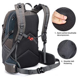 SPEEDPARK Hiking Backpack 40L Waterproof Hiking Daypack with Rain Cover, Outdoor Trekking Travel Backpacks for Men Women