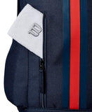 WILSON 2025 Team Tennis Backpack - Navy/Red, Holds up to 2 Rackets