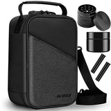 IDEATECH Smell Proof Bag, Stash Box with Lock, Smell Proof Containers, Odorless Travel Storage Bag, Home Organizer Case Lock Box with Accessories, Gift for Women/Men (Black)