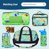 Wildkin 15-inch Kids Backpack – Durable, Padded, Adjustable for School & Travel - Wild Animals