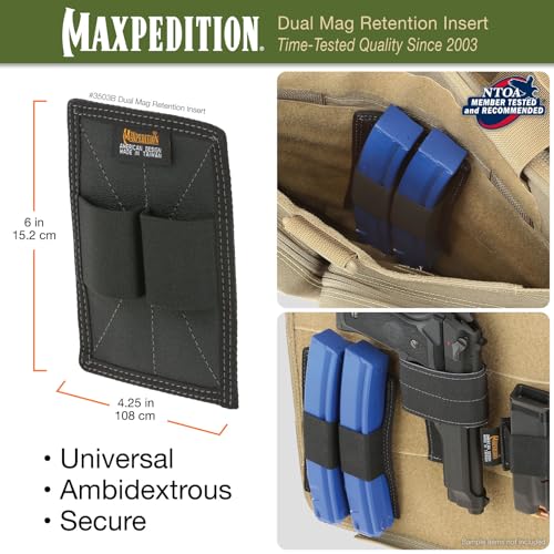 Dual Mag Retention Insert (Black)