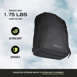 Kenneth Cole REACTION Parker 16" Polyester Tech Covertible Backpack/Briefcase, Black
