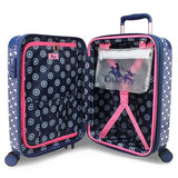 Chariot 2-piece set Hardside Expandable Carry On Luggage With Matching Beauty Case (Dotty)