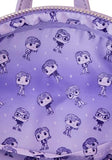 Loungefly BTS Logo Iridescent Purple Mini Backpack