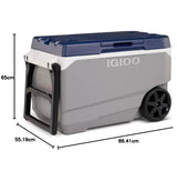 Igloo Max Cold Pro 85 Litre (90 US QT) Roller Cooler Box