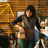 Topo Designs Mini Shoulder Bag - Over the Shoulder Bag for Daily Carry Essentials, Fanny Pack Carry Option, Bike Light Attachment Loop, Designed in Sunny Colorado (Ash Green)