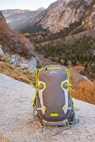 Teton Pursuit 2000 Backpack; Packable, Lightweight, Comfortable Daypack for Hiking and Travel; Overnight Bag, Grey (1200), 20.75" x 14" x 7.5"
