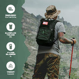 Maelstrom Lightweight Hydration Hiking Backpack with 2L Water Bladder