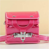 Milworld ransel randoseru pink backpack automatic school bag candy girls series PU leather send gift