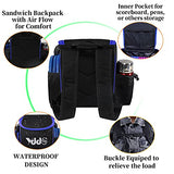 GOOSO Disc Golf Set with Bag - 12 PCS Flying Disc Golf Discs for Beginner with Putter, Midrange, Driver | Portable Disc Golf Backpack Holds 28+ Discs Free Stand Bag Design for Convenient Use