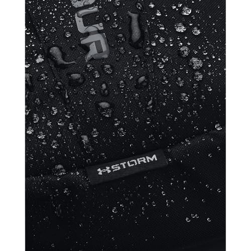 Under Armour Hustle Lite Backpack, (001) Black / Black / Pitch Gray, One Size Fits All