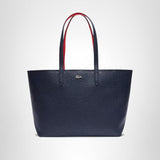 Lacoste Women's Anna Zipped Tote, Marine/Rouge, One Size