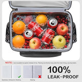 Hulongo Cooler Backpack, 30L Insulated Leakproof Soft Cooler Bag for 52 Cans, Lightweight Backpack for Beach, Picnic, Camping, Hiking, Fishing and Travel(Black)