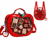 GoldSuccess Red Ita Bag Green Apple Purse Backpack–Kawaii Crossbody Pin Display,Cute Anime Cosplay/Convention/School