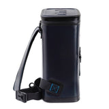 RTIC 15 Can Cooler Bag, Blue & Grey, Nylon, Waterproof, Leak-Proof Zipper