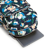 Vera Bradley Women's Performance Twill Campus Backpack, Immersed Blooms, One Size