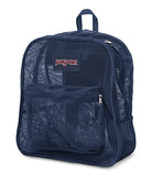 JanSport Mesh Pack - See Through Backpack Ideal for Class, Work, Travel, or Beach Outings, Navy