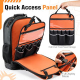 Golkcurx Tool Backpack, Heavy-Duty 1680D Tool Carrier
