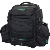 Westside Discs Empire Disc Golf backpack | Large Frisbee golf bag | Holds up to 24 Discs (Black)