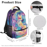 Doojoayie School Backpack for Kids Cute Girls Bookbags Fox Backpack for Girls Ages 8-10 Large Capacity & Heavy Duty Kids School Bags with 2 Side Mesh Pockets