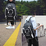 Asge Large 3 Piece Backpack Set - Boys & Girls Teenage Reflective Waterproof School Satchel for Travel & Outdoor