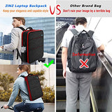 ZINZ Slim & Expandable Laptop Backpack 15 15.6 16 Inch Case, Water Resistant Travel Backpack Compatible with MacBook Pro/Neo 16" 15", Dell XPS 15 16 and Most 15" 15.6" 16" Notebooks，B01RD01